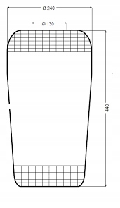 3884 - ПОВІТРЯНА ПОДУШКА MAN TGA, IVECO STRALIS