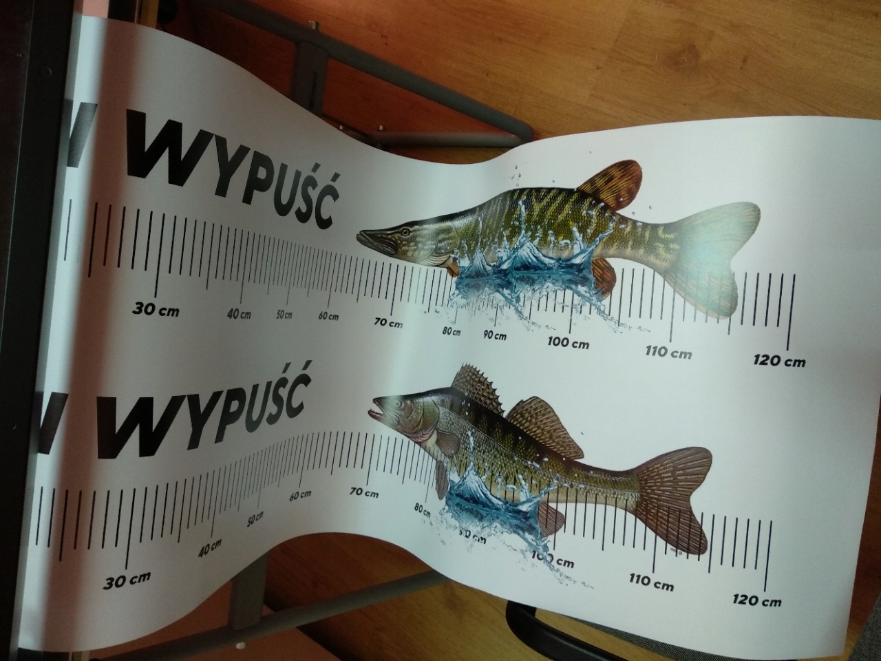 MIARA MIARKA DO RYB NA ŁÓDKĘ WĘDKARSKA NAKLEJKA Kod producenta Naklejka miarka wędkarska