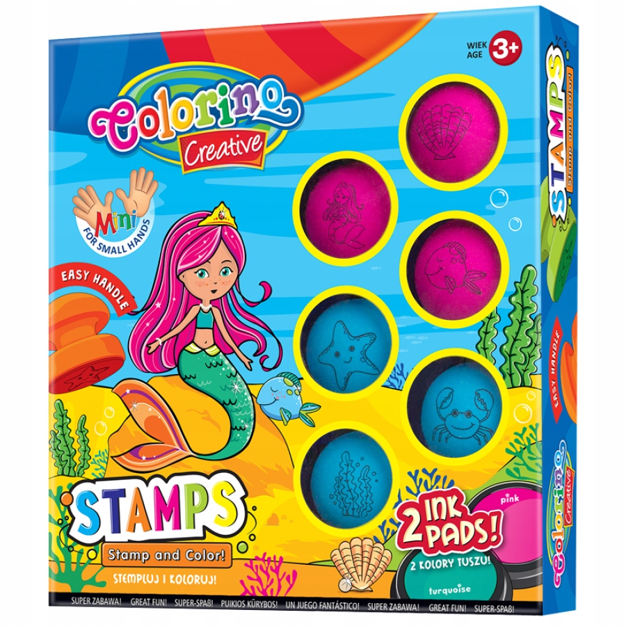 

Colorino Zestaw Kreatywny Stempelki Syrenki 36704