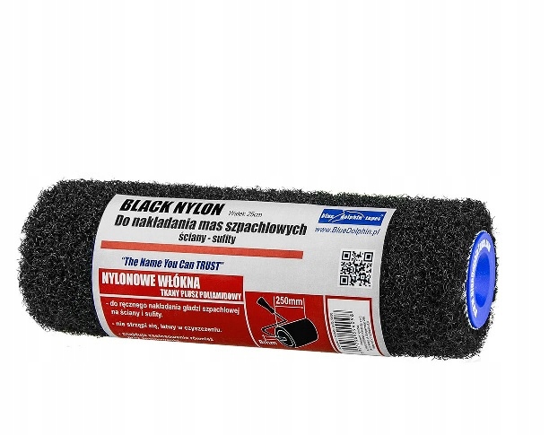 

Blue Dolphin Tapes Wałek do gładzi Black Nylon 25