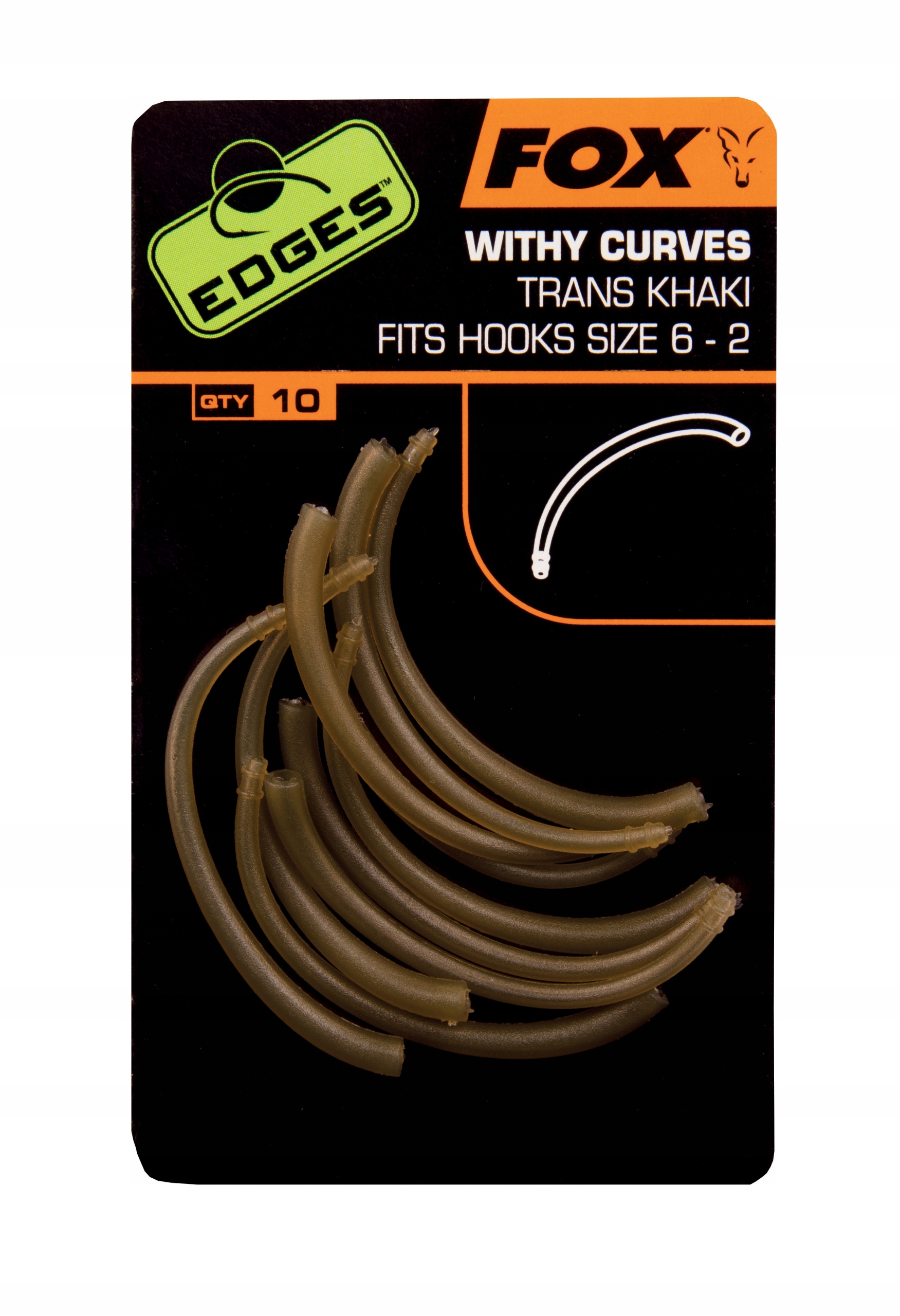 Fox Edges Withy Curve Adaptor Hook Rozmiar 10 7