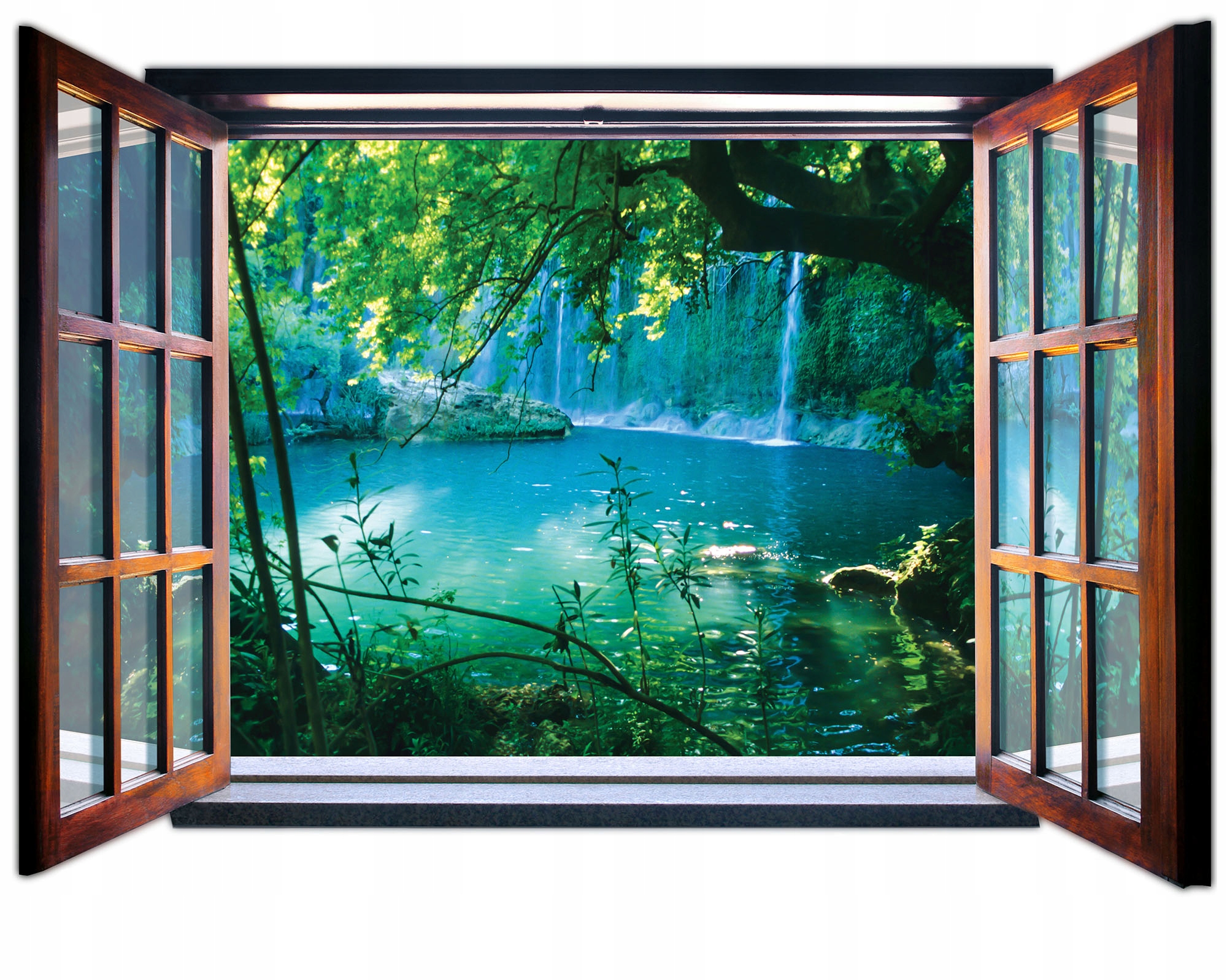 Fototapeta samolepka na stěnu Vodopád 3D 201x145