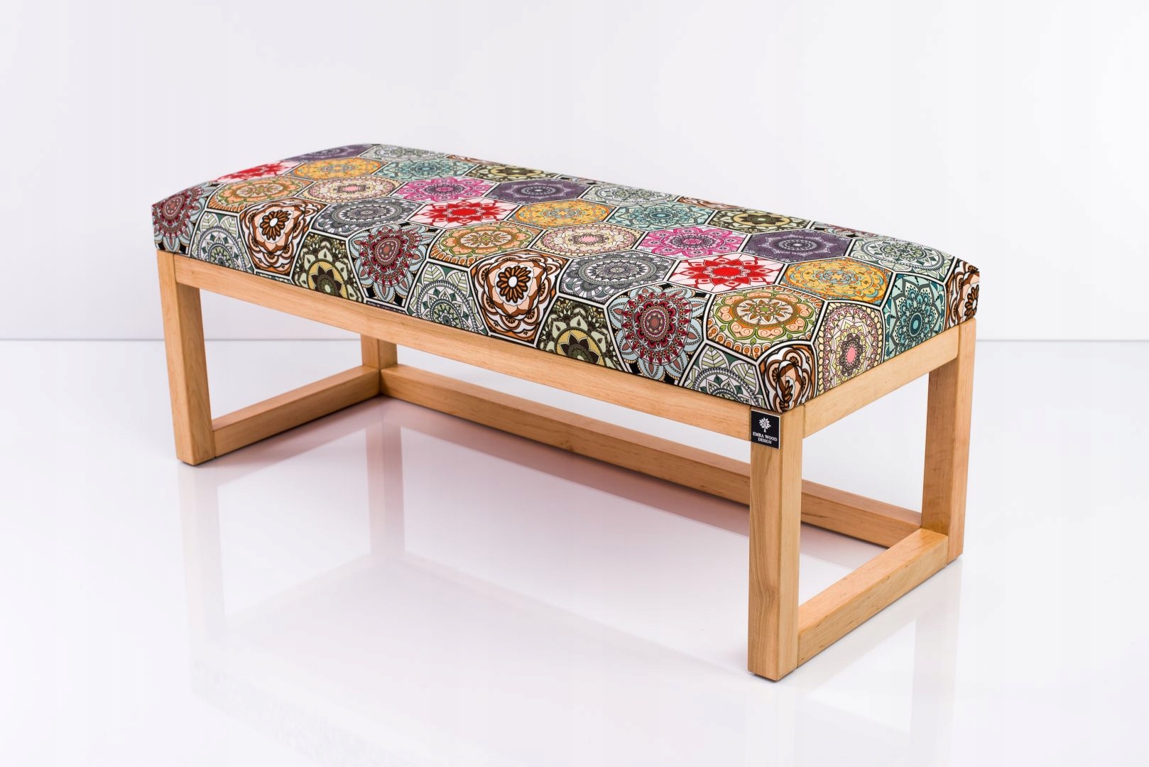 PROMOCJA - Producent Ławka Tapicerowana EMRA WOOD Kolor korpusu olcha