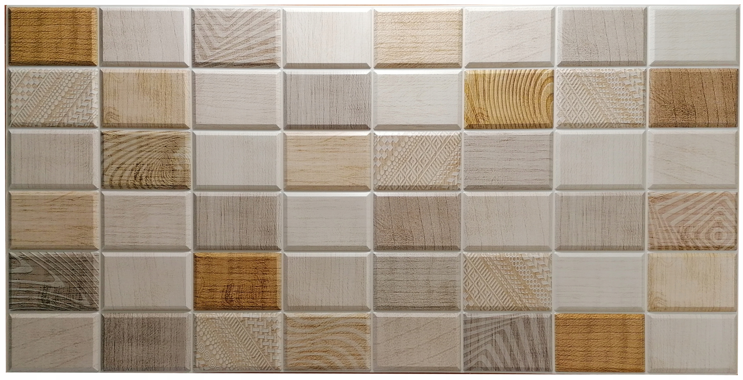 

Ścienne Panele Drewno Mozaika 3D Pcv Mat Wood