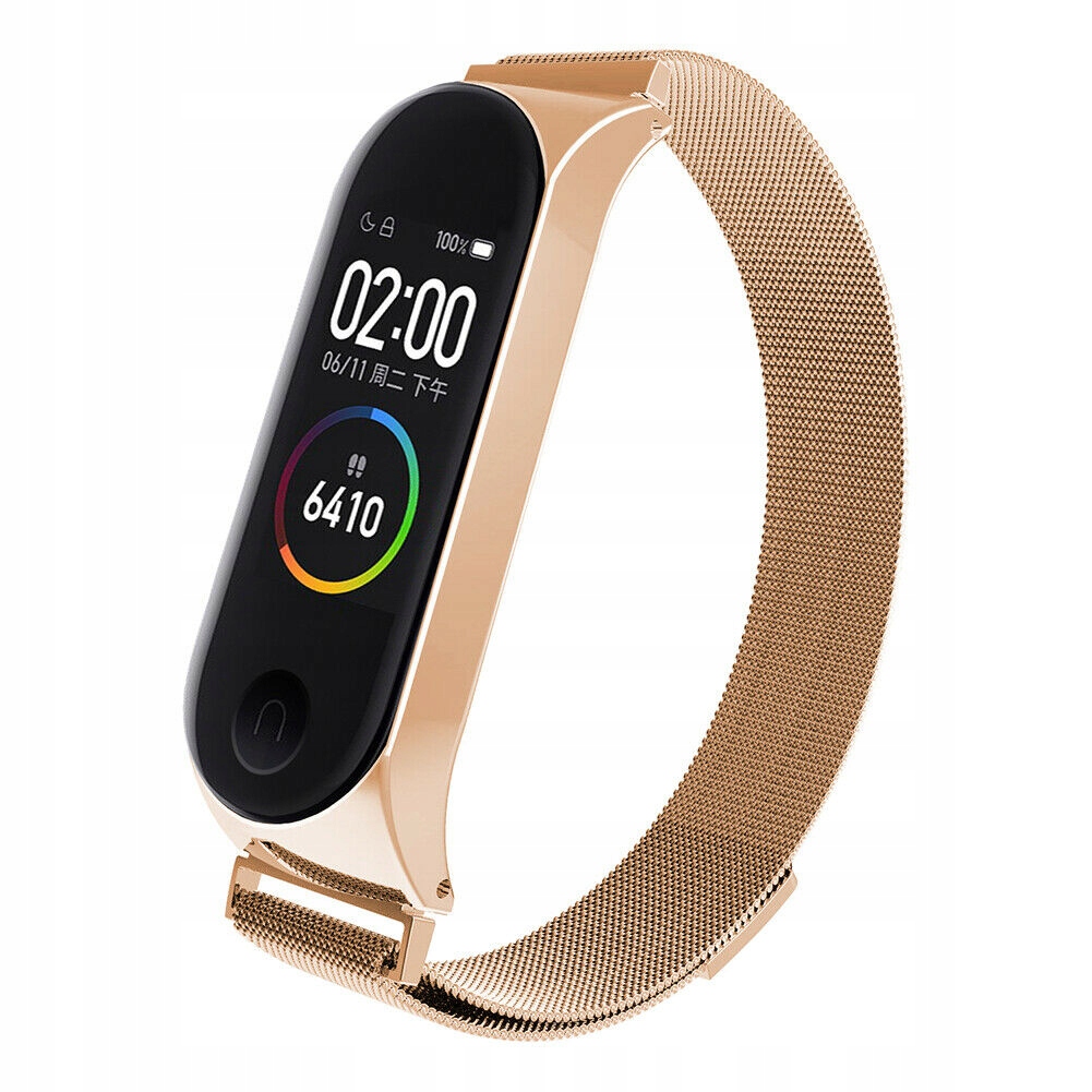 

Bransoleta Pasek Milanese Xiaomi MI Band 5 Rose