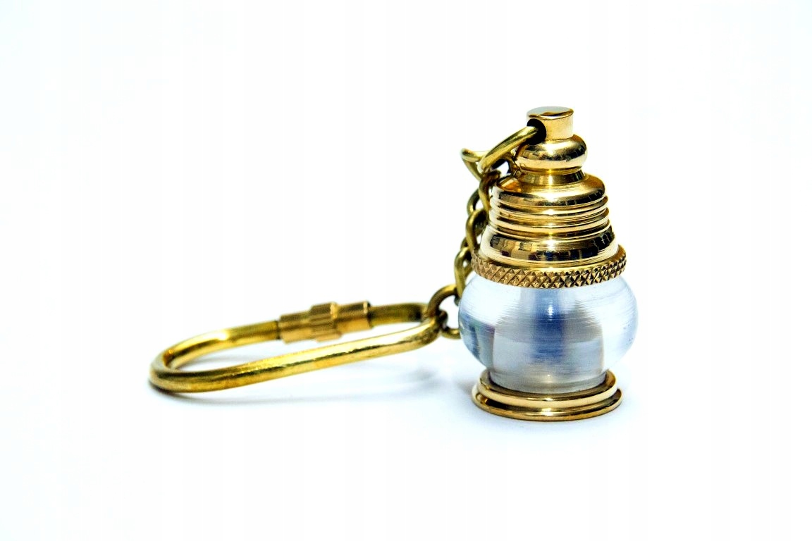 

Breloczek mosiężny - mini lampa okrętowa