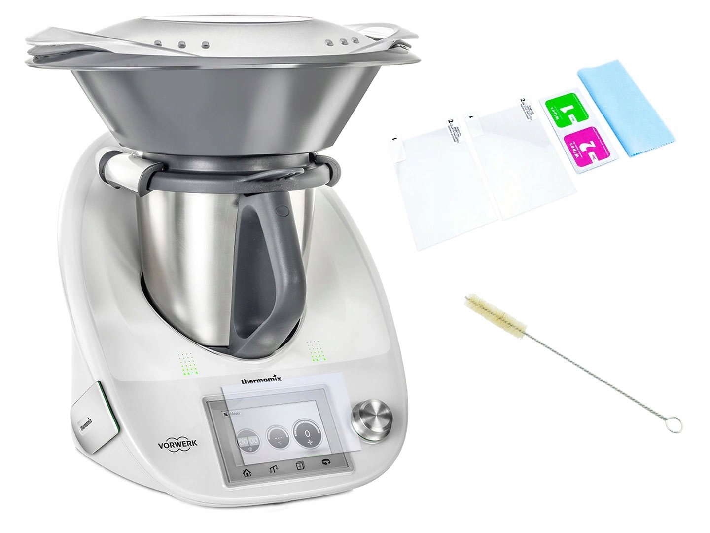 

Folia ochronna na ekran Thermomix TM5 +szczoteczka