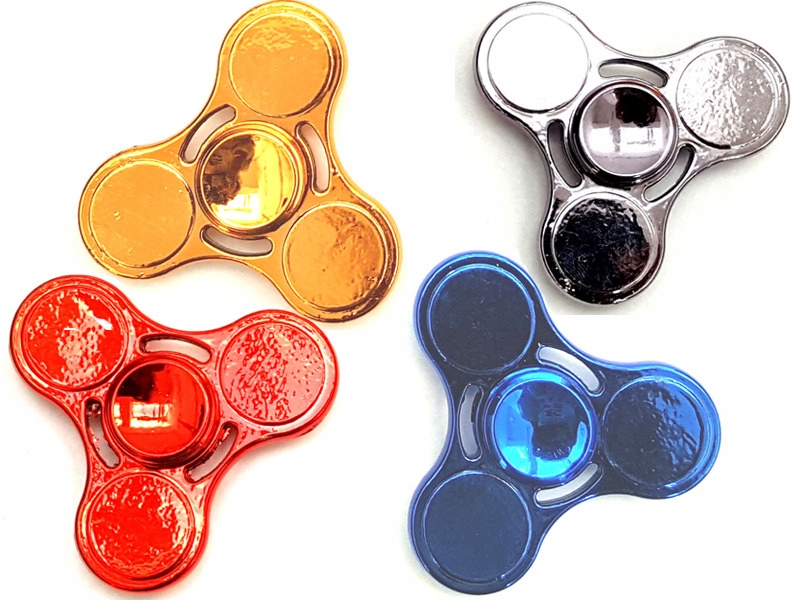 HAND SPINNER METALOWY POTRÓJNY MIX 11067 Rodzaj Fidget Spinner