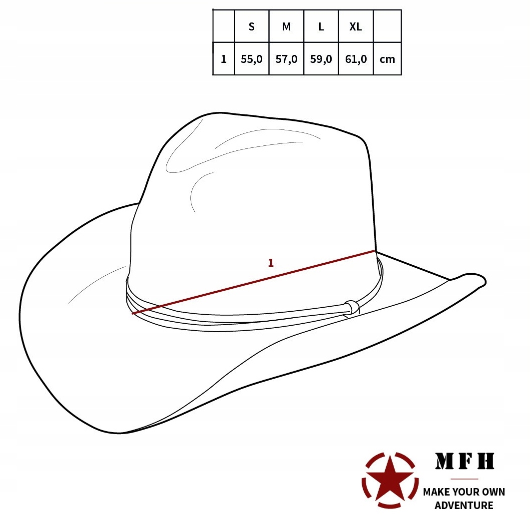 Kapelusz US GI Bush Wzmacniany urban Płeć nie dotyczy