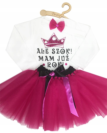 

Sukienka Tutu Roczek urodziny body ale szok..