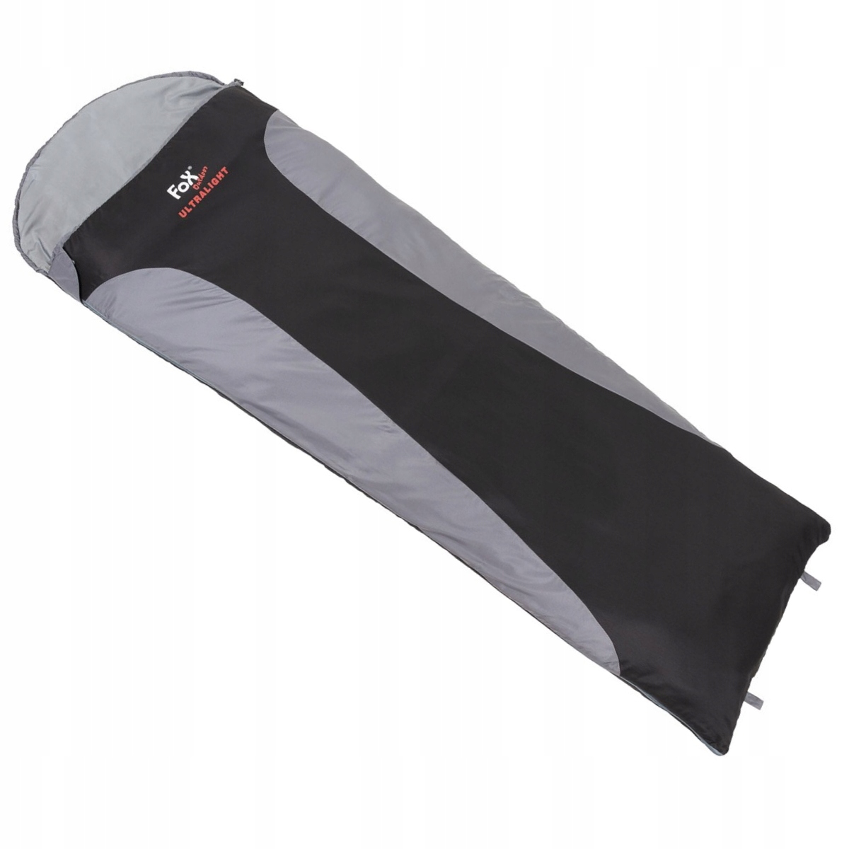 Turistický spacák teplý Mfh Fox Outdoor Ultralight Black/Grey