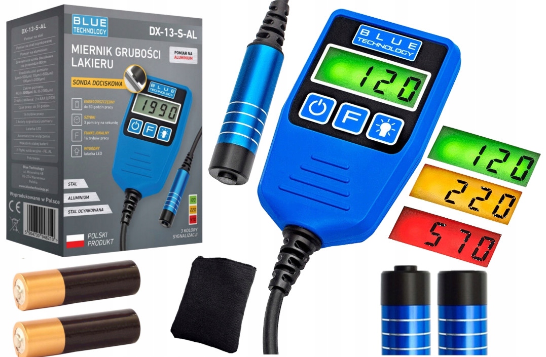 

Miernik Grubości lakieru tester czujnik DX-13-S-A