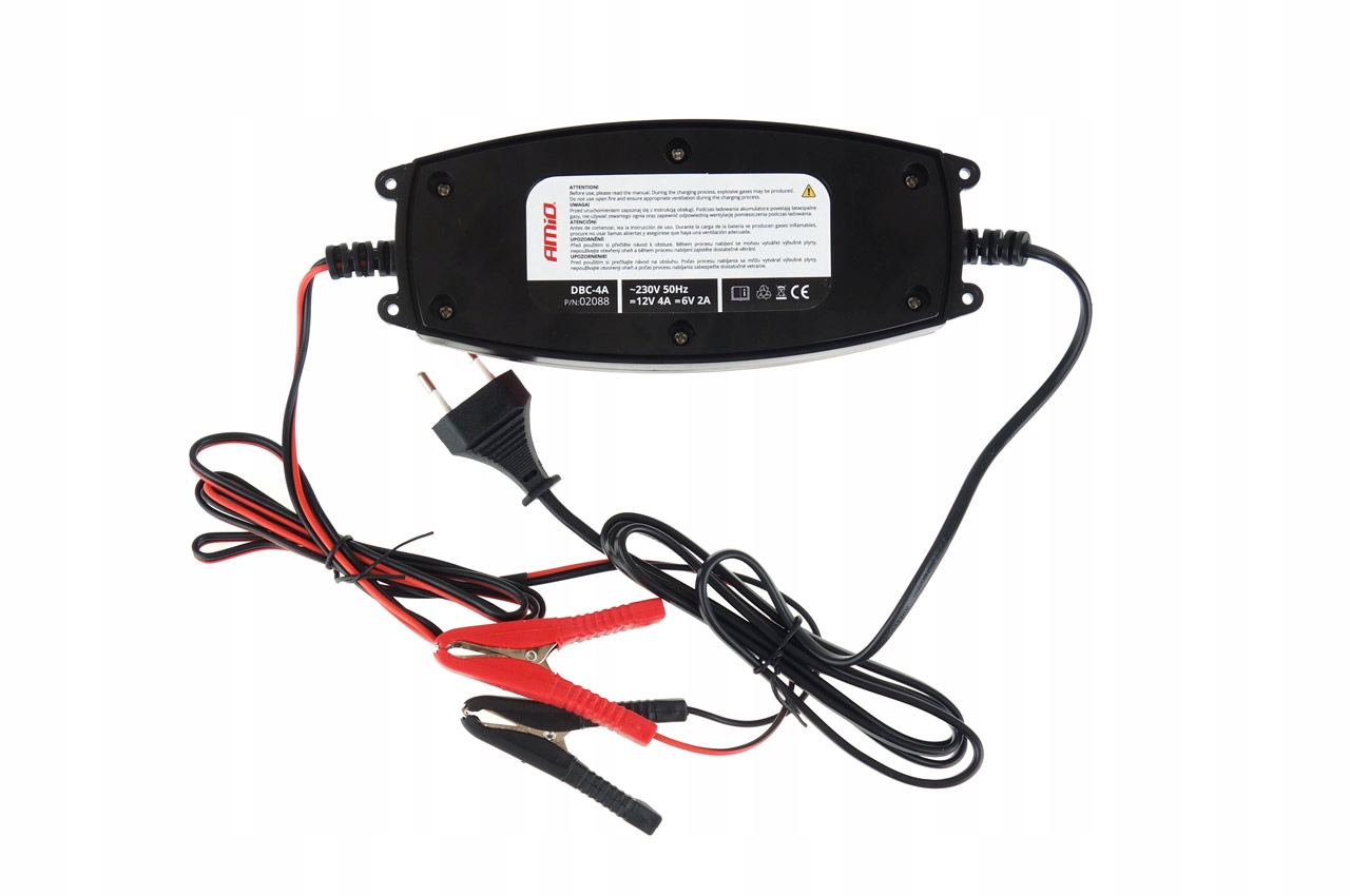 ŁADOWARKA PROSTOWNIK AMiO DBC-4A 6V/12V-2A/4A EAN (GTIN) 5903293020883