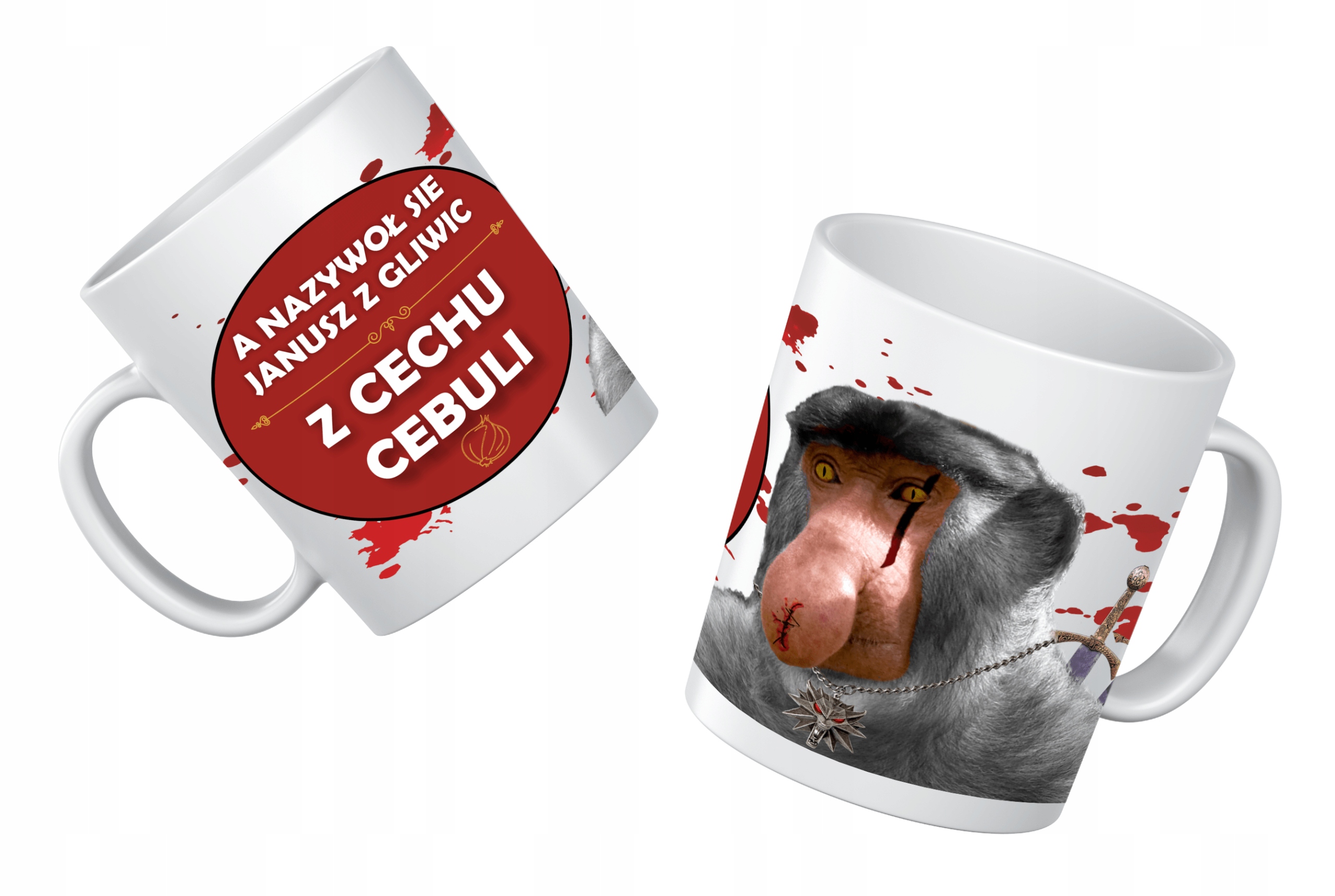 

Kubek Nosacz Wiedźmin Cebula Dużo Wzorów
