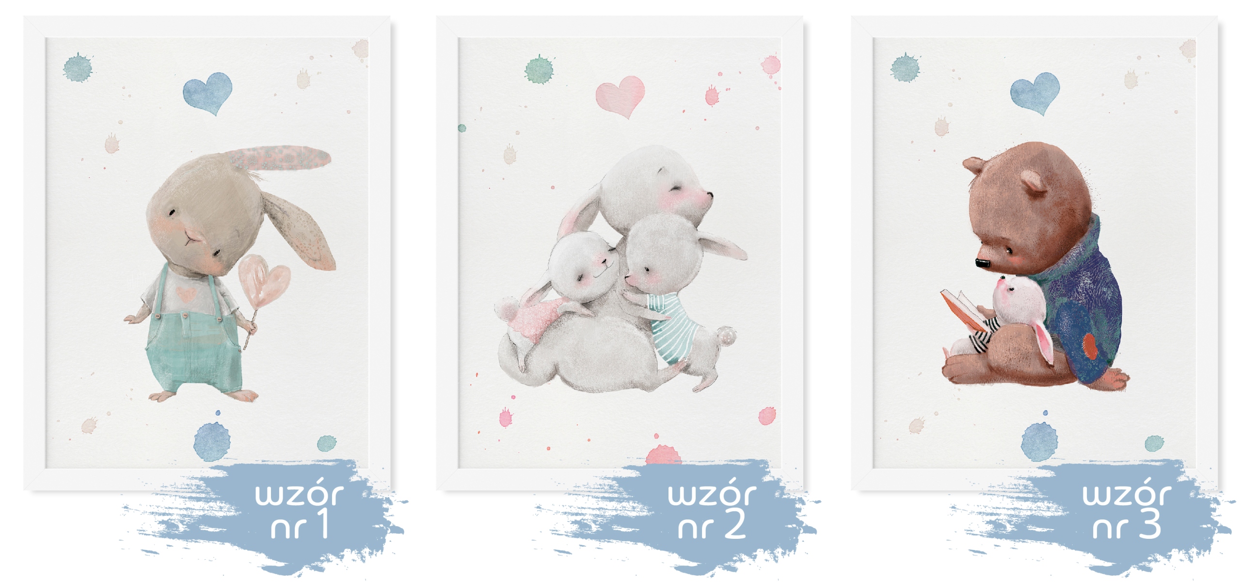 PLAKAT DLA DZIECKA 40x50 + RAMKA Bohater inny