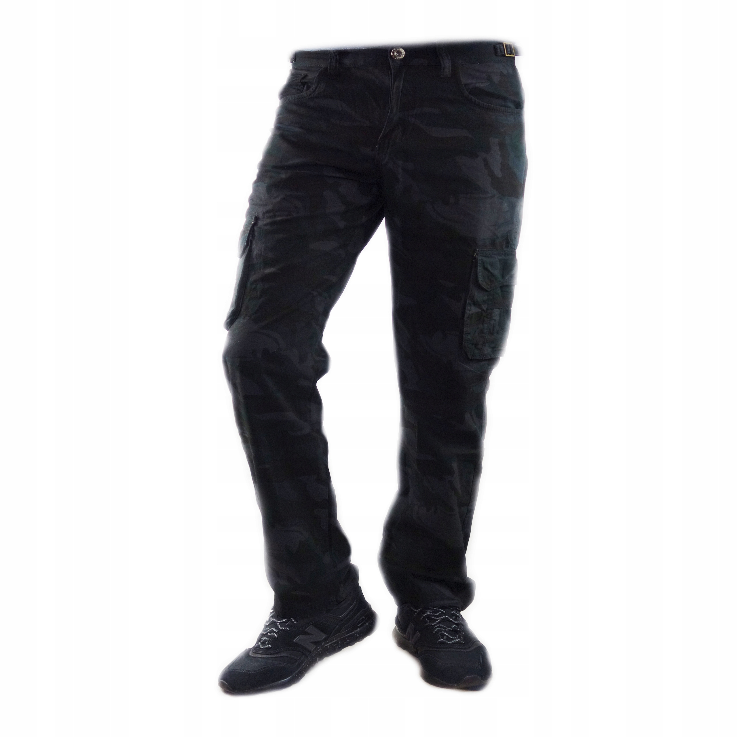 SPODNIE MĘSKIE BOJÓWKI MORO ROBOCZE KIESZENIE Rozmiar 39