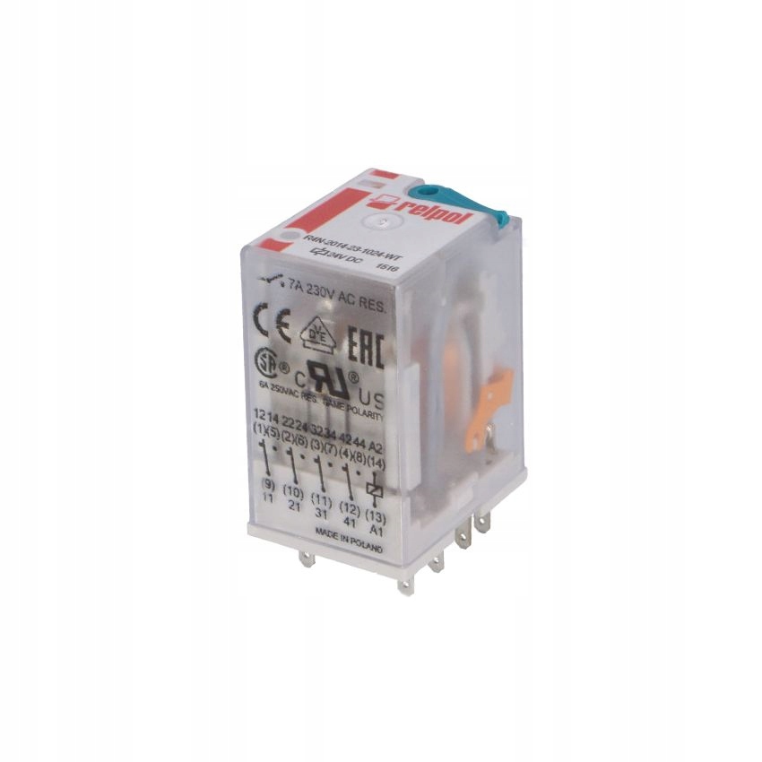 PRZEKAŹNIK R4N R4N-2014-23-1024-WT 24V DC RELPOL 860409