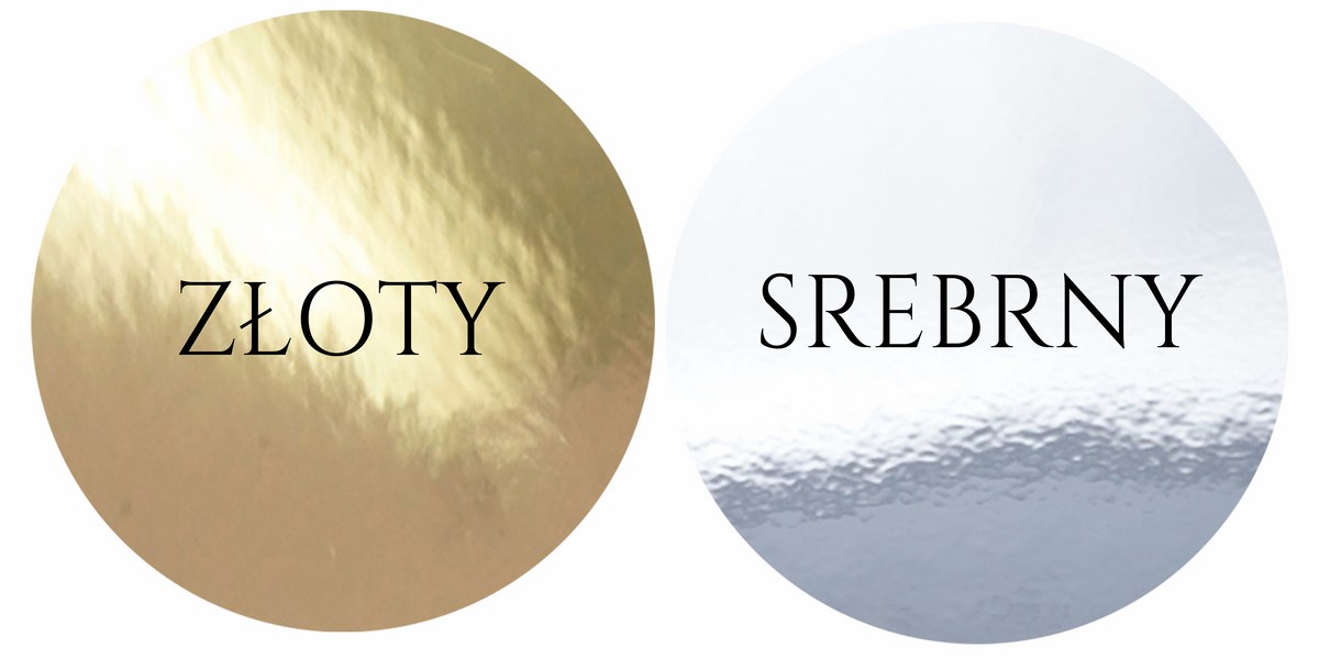 MENU WESELNE ZŁOTE SREBRNE GLAMOUR ŚLUB Kształt prostokątny