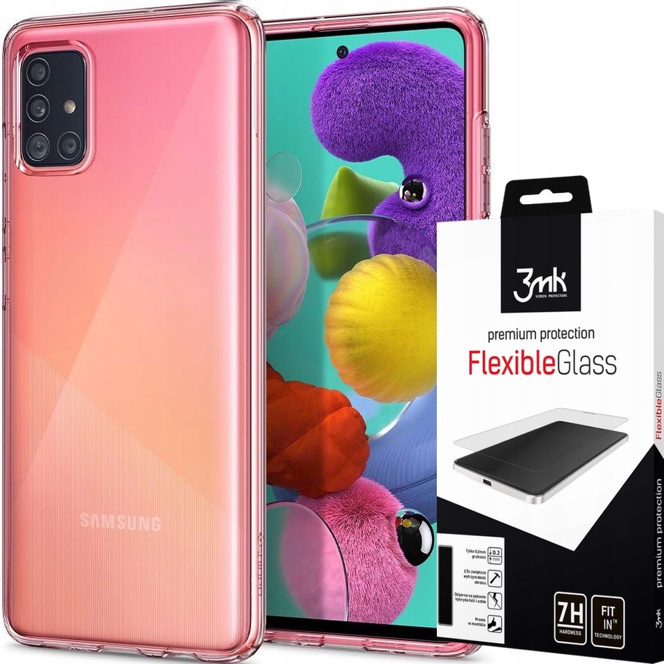 

Spigen Etui Do Galaxy A51 Liquid Crystal+szkło 3MK
