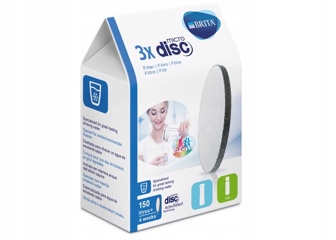

Filtr wymienny dysk Brita 3 x MicroDisc Vital 0,6l