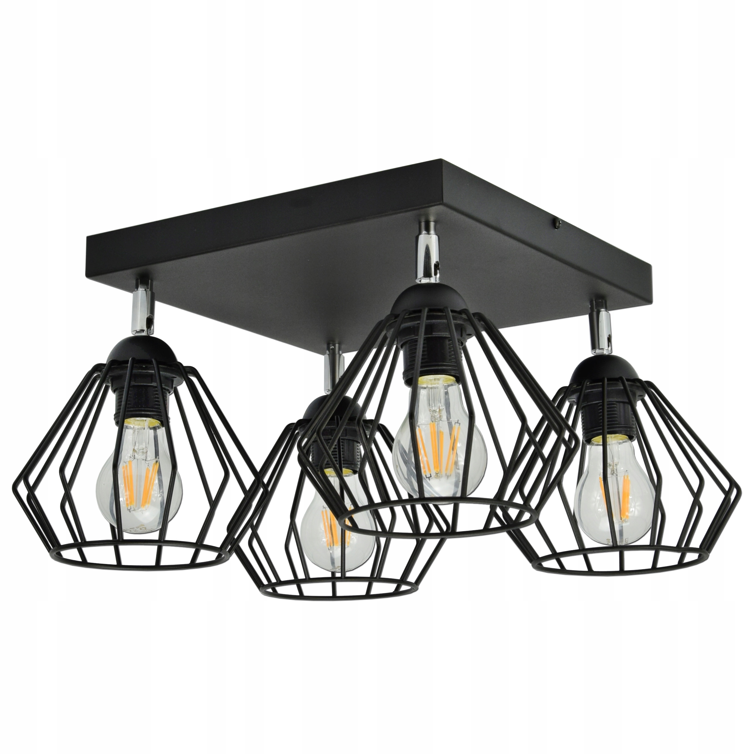 

Lampa Wisząca Sufitowa Żyrandol Brylant Led Edison