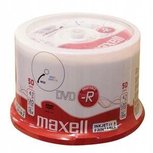 

Maxell Dvd-r do druku Printable FullFace 50 szt