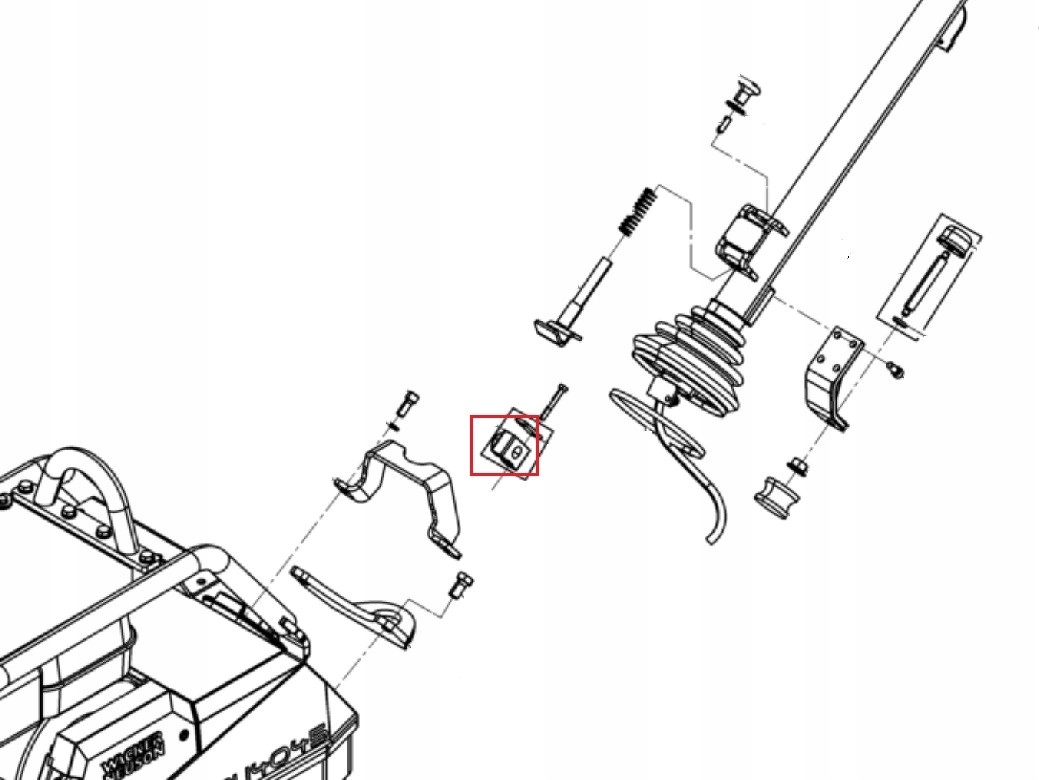 WACKER ORYGINALNY wspornik dyszla do zagęszczarek DPU BPU 0220272 Kod producenta 0220272