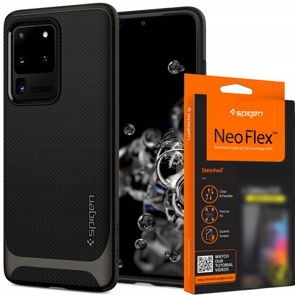 

Etui Do Galaxy S20 Ultra Spigen Neo + 2X Folia Spg