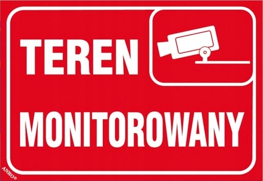 TABLICA TEREN MONITOROWANY Z-112 PCV