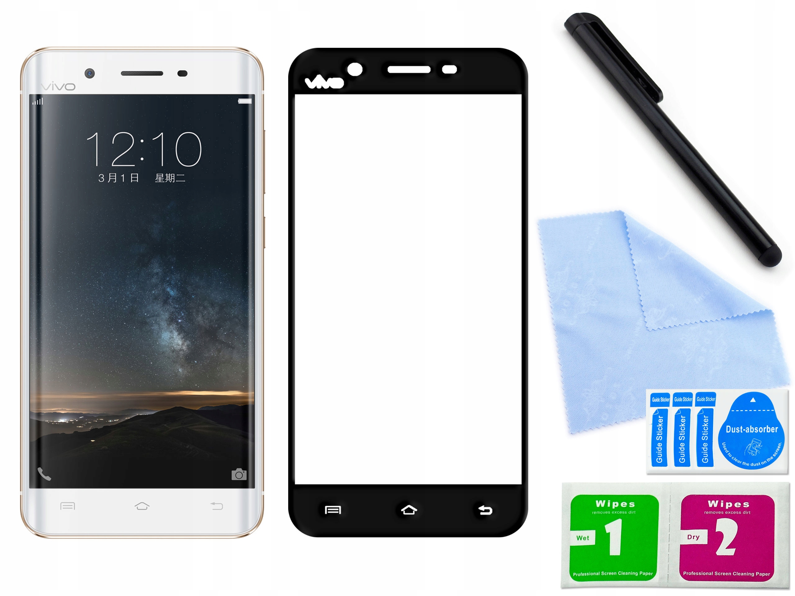 

Szkło ochronne 3D do Vivo Xplay 5 Czarny