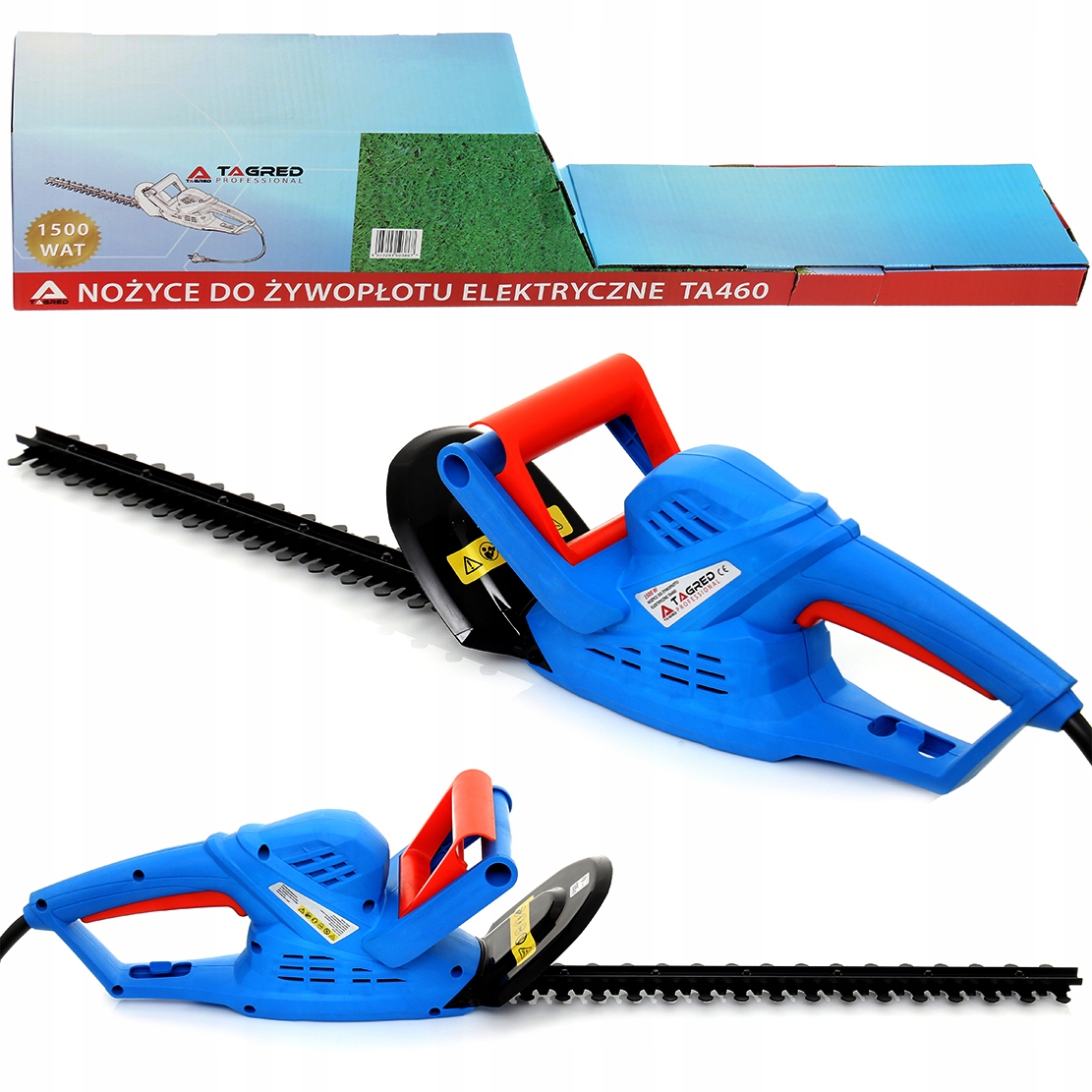 

Elektryczne Nożyce Do Żywopłotu Krzewów 1500W 41CM