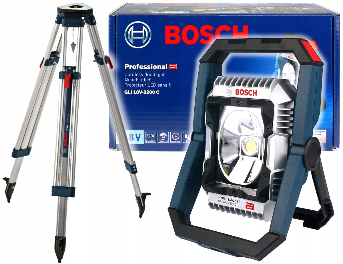 

Lampa Akumulatorowa Gli 18V-2200 C Bosch Statyw