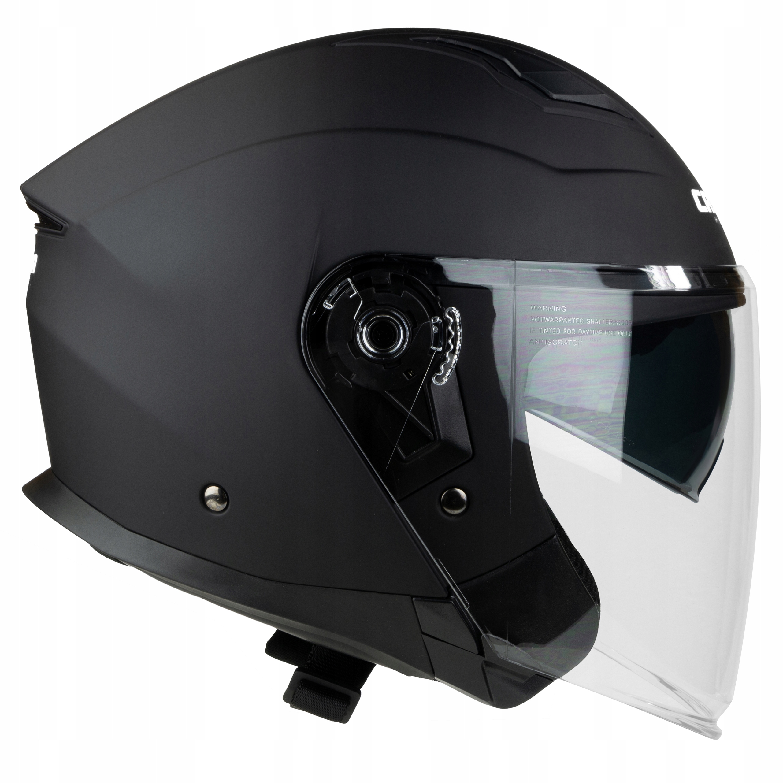 KASK MOTOCYKLOWY BEZSZCZĘKOWY BIG SZYBA CASSIDA S Rozmiar S