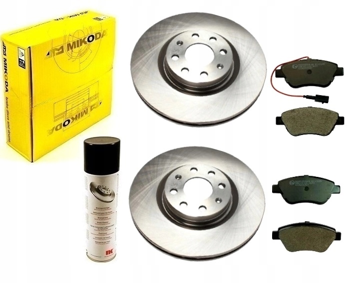 

tarcze klocki Fiat Grande Punto Evo Przód 284mm