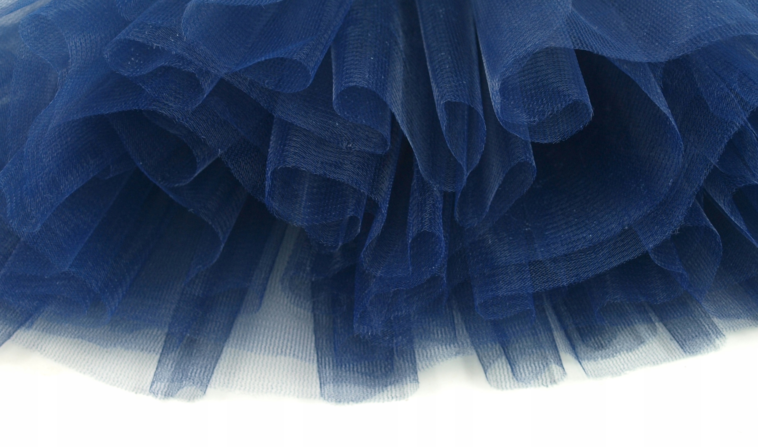 SPÓDNICZKA TIULOWA SPÓDNICA KOLORY 40cm granat Rozmiar S/M