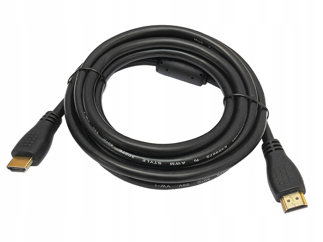Kabel HDMI-HDMI v1.4 UHD 4K VITALCO STANDARD 2.5m Złącza HDMI - HDMI