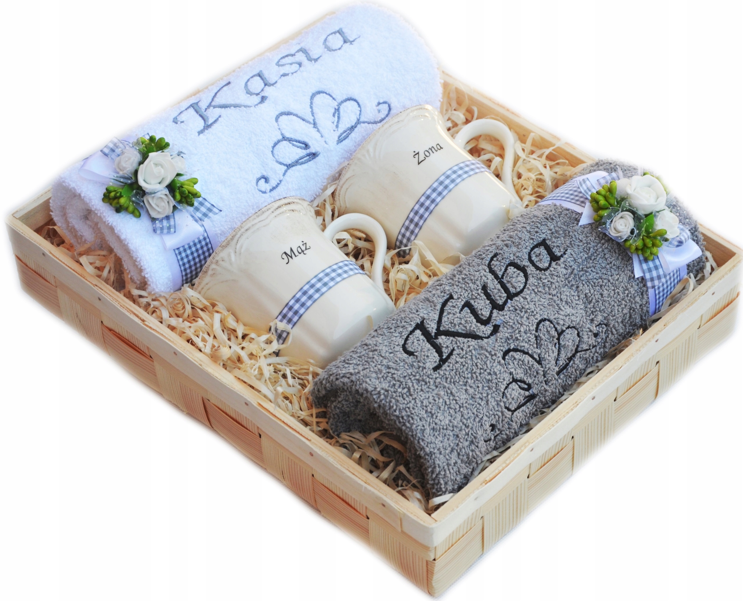 

Prezent na Rocznicę Ślubu Ślub Ręczniki Kubki