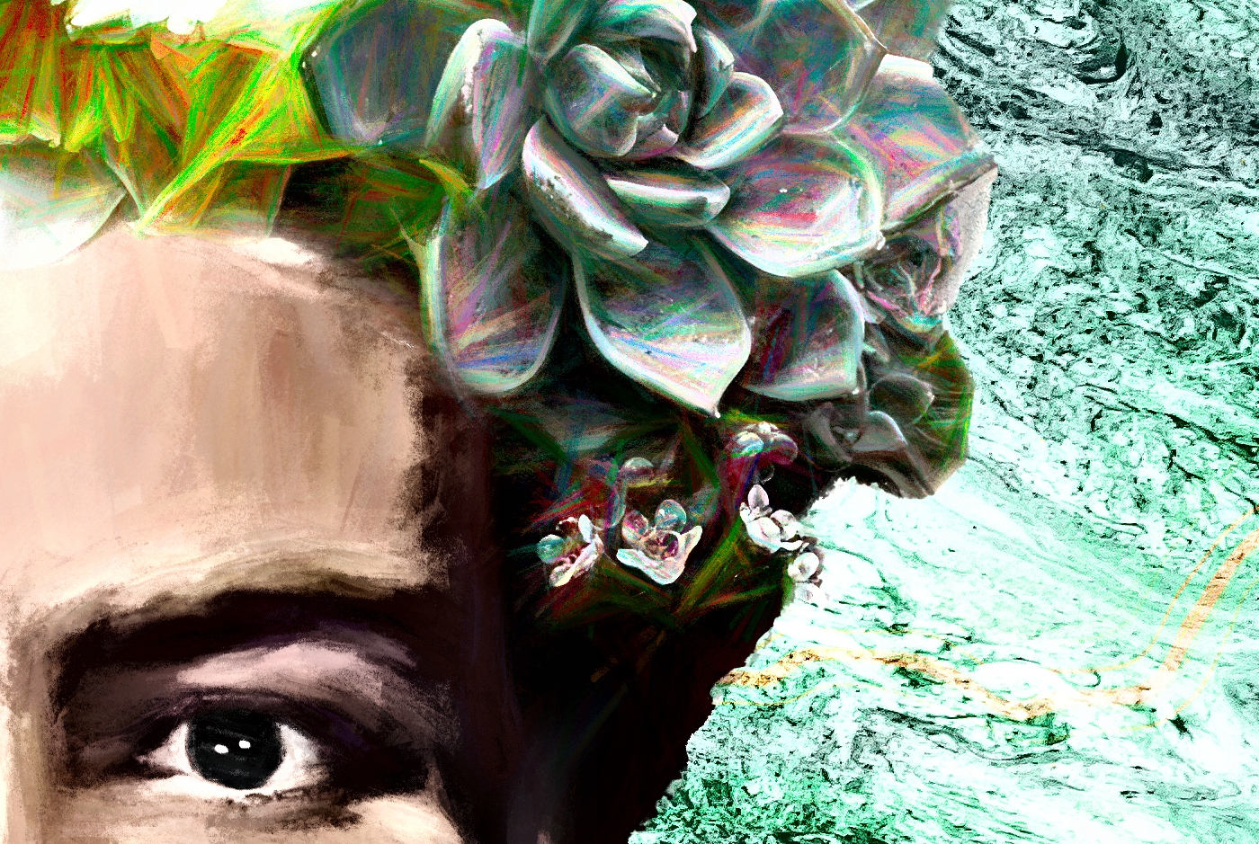 Frida Kahlo Elegancki Unikatowy Poster Plakat A3 Wysokość produktu 42 cm