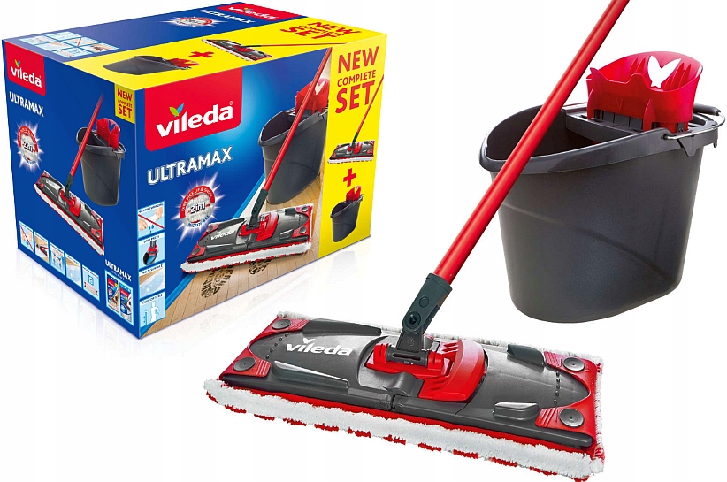 Levně Vileda plochý mop UltraMax Box sada