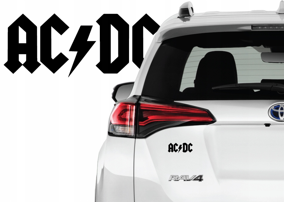 

Naklejka na samochód zespół muzyka Acdc