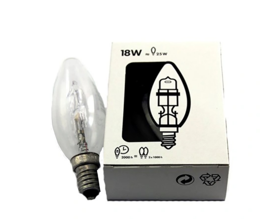 

Żarówka Świecowa Halogen Ikea 18W E14 2-PAK 230V