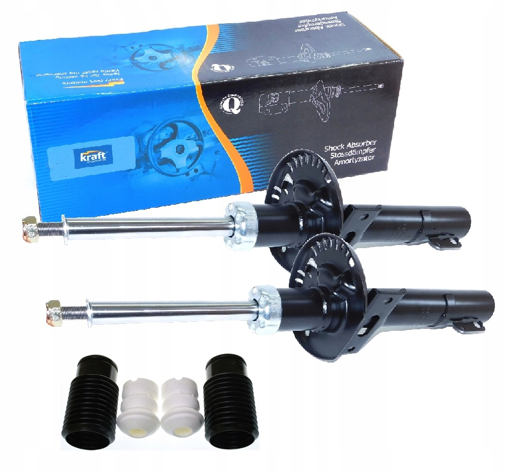 Amortyzatory PRZÓD + odboje VW Polo 9N AUDI A2