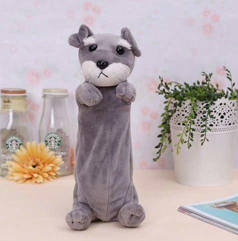 PLUSZOWY PIÓRNIK SZKOLNY PIES PIESEK MASKOTKA Marka inna