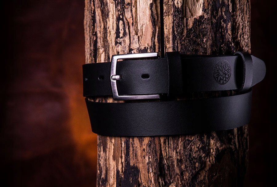 PASEK SKÓRZANY MĘSKI BETLEWSKI WĄSKI SKÓRA 100 Model DW30-0