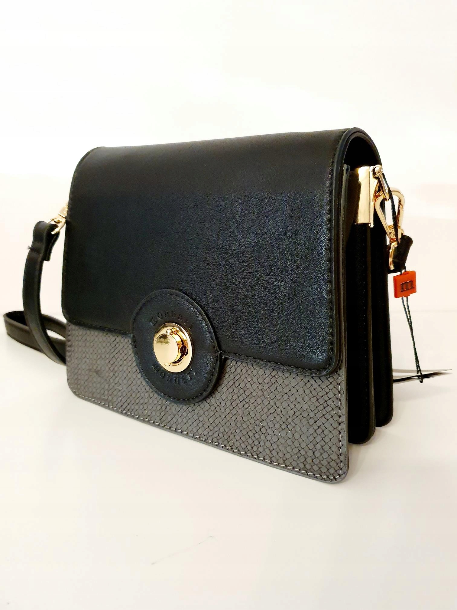 Torebka MONNARI Listonoszka Kopertówka Czarna Płeć kobieta