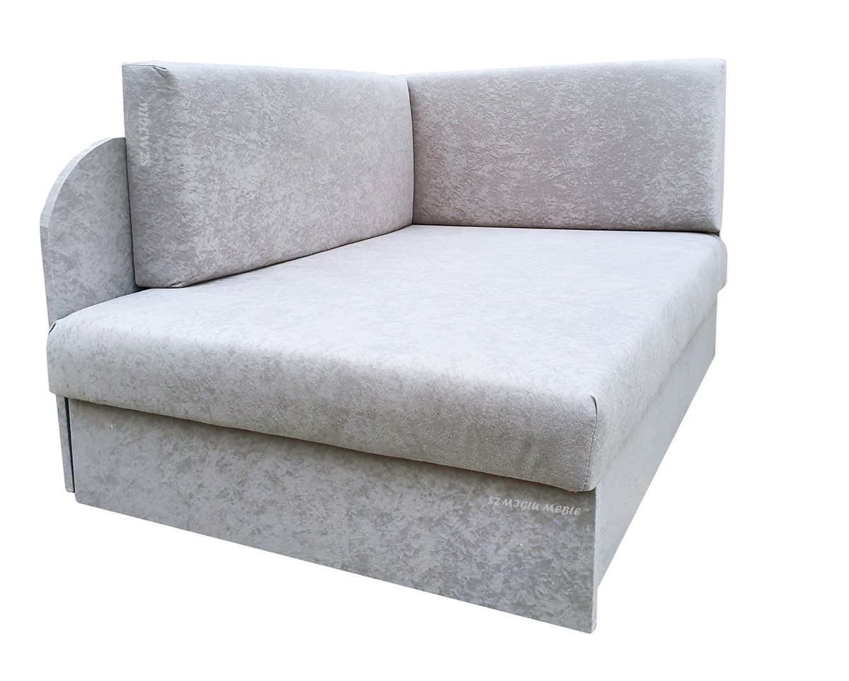 ŁÓŻKO DZIECIĘCE, NAROŻNIK TAPCZAN SZARY - KUBUŚ