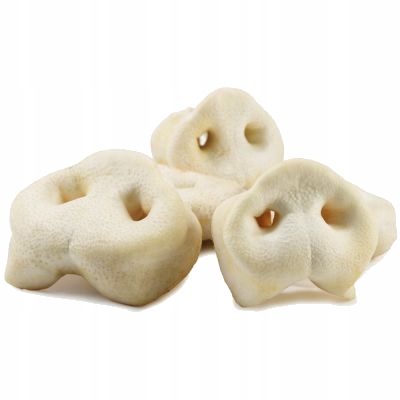 Levně Psí Pamlsek Kousátko Přírodní Dog Svačinka Vepřové Nosníky Bílé 50 Ks