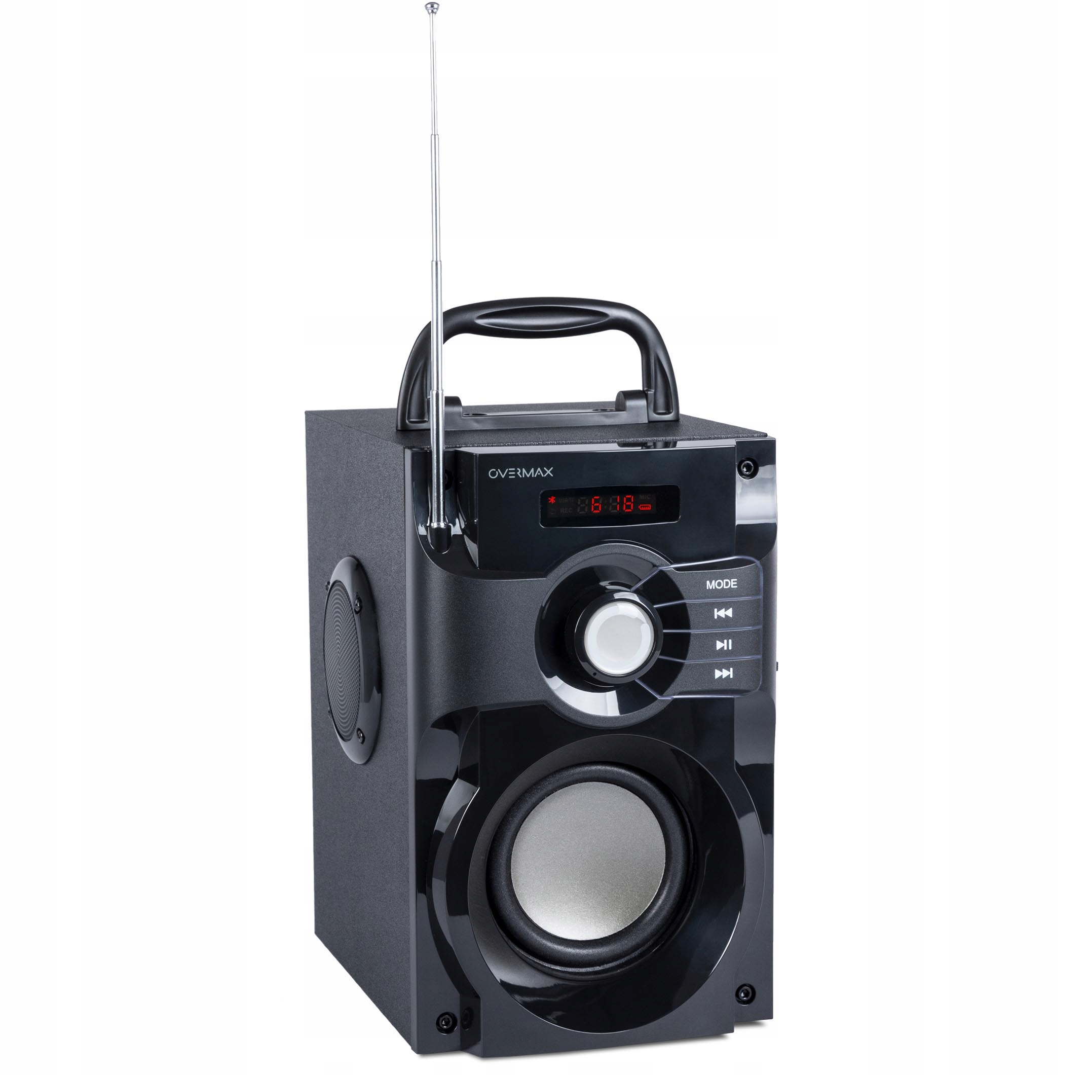 GŁOŚNIK PRZENOŚNY BEZPRZEWODOWY Bluetooth Soundbeat 2.0 USB SD AUX RADIO Kolor czarny