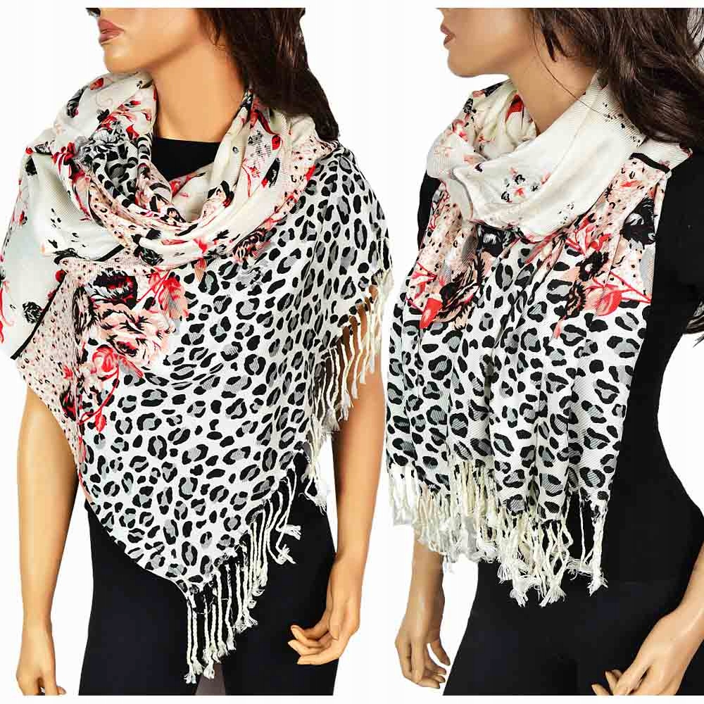 

Szalik Pashmina Szal Paszmina Kwiaty 23 Wzory