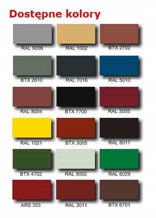 GARAŻE BLASZANE GARAŻ BLASZANY WIATY HALE 8x15 Szerokość 8 m